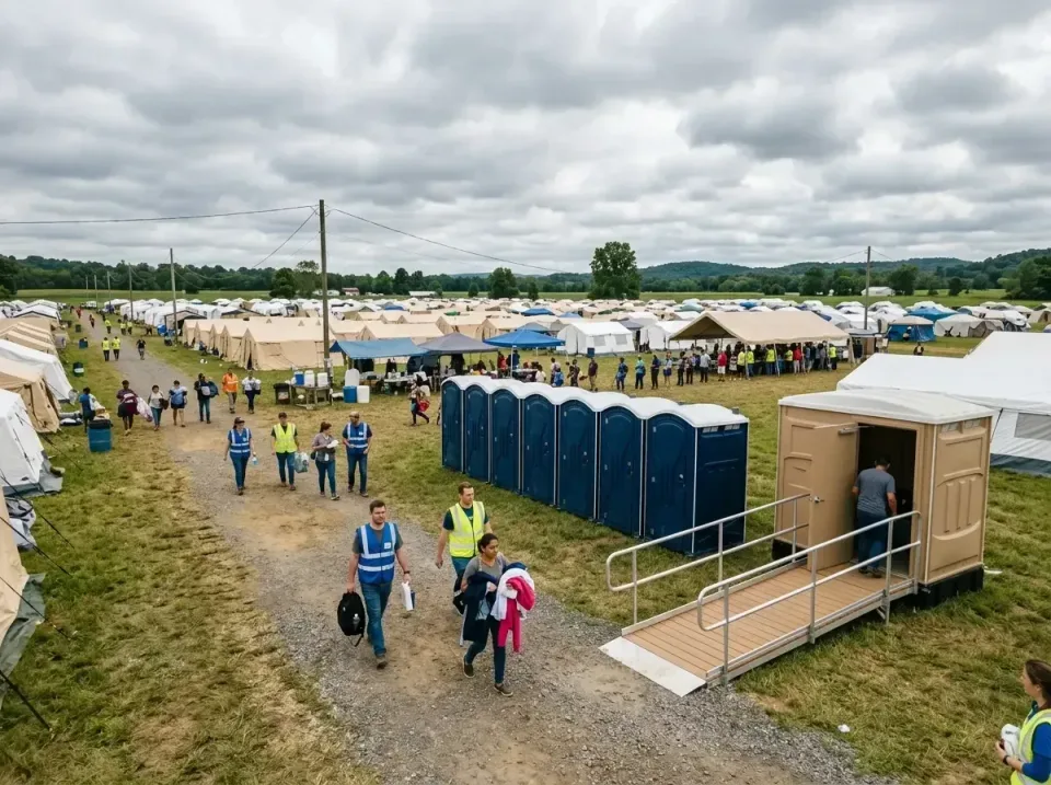 disaster-relief-camp-restrooms-010 — frequently asked questions, Dumpster & Portable Bathrooms Rental in Emerald Lakes, PA